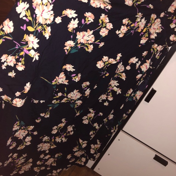 SOLD - Kosmios high low floral wrap dress - Picture 4 of 5